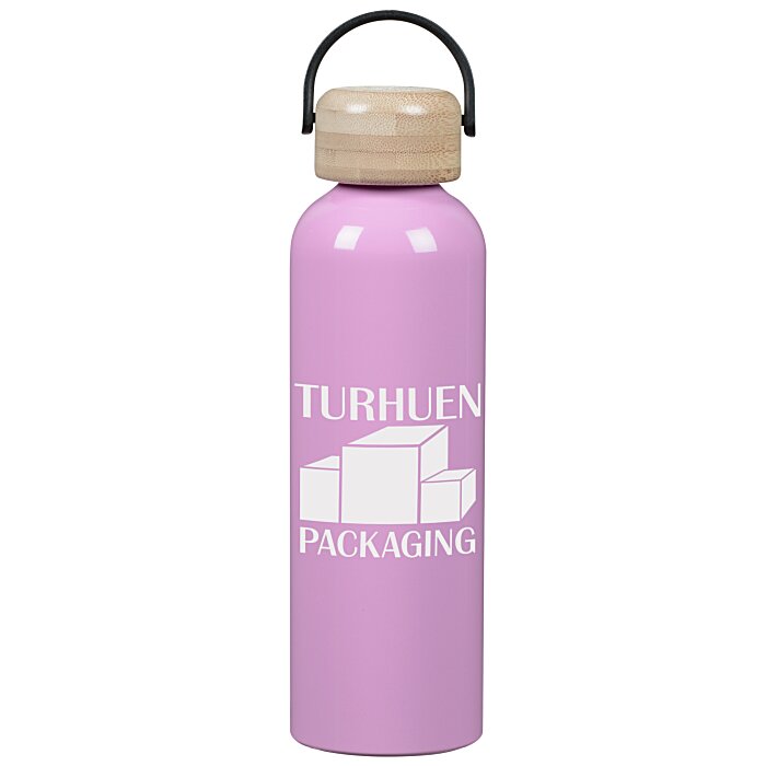 Custom Greenstone Aluminum Bottle - 24 oz - 24 hr