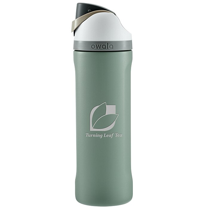 Custom owala FreeSip Vacuum Bottle - 24 oz. - Laser Engraved