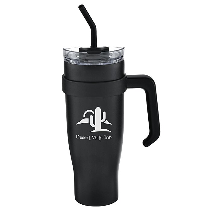 Custom Tugela Vacuum Mug with Straw - 40 oz.