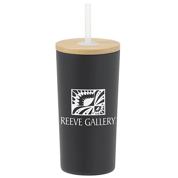 Custom Wren Vacuum Tumbler with Straw - 17 ounces - Closeout