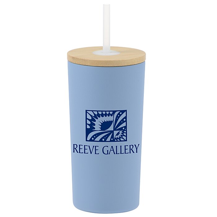 Custom Wren Vacuum Tumbler with Straw - 17 ounces - Closeout