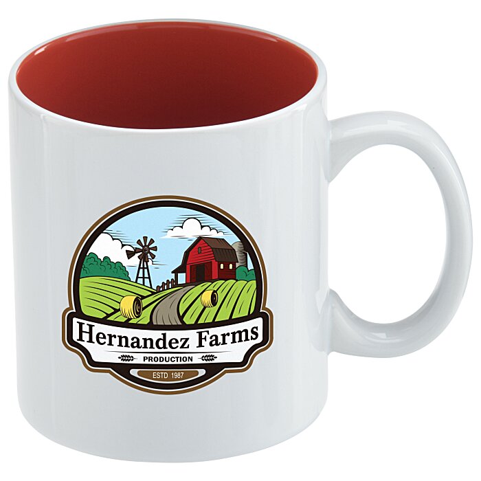Custom Cabano Mug - 15 oz - Full Colour