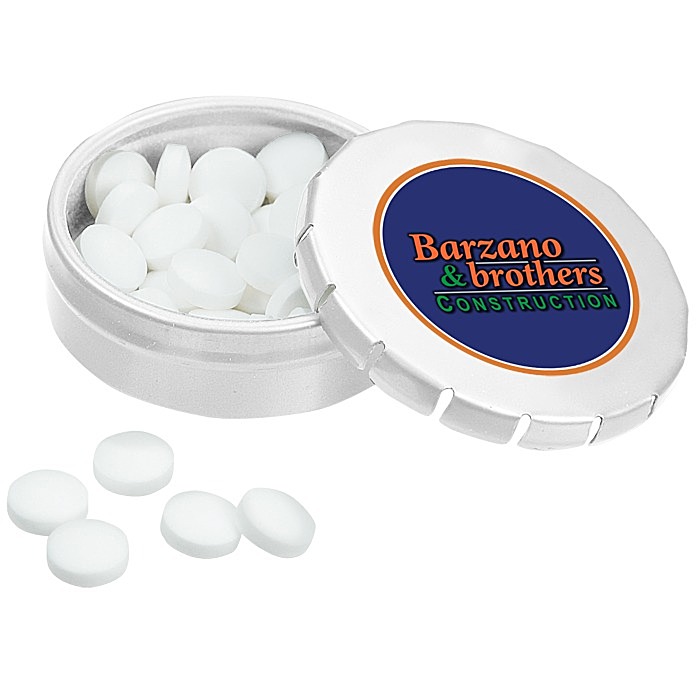 Custom Mini Snap-it Tin with Sugar-Free Mints