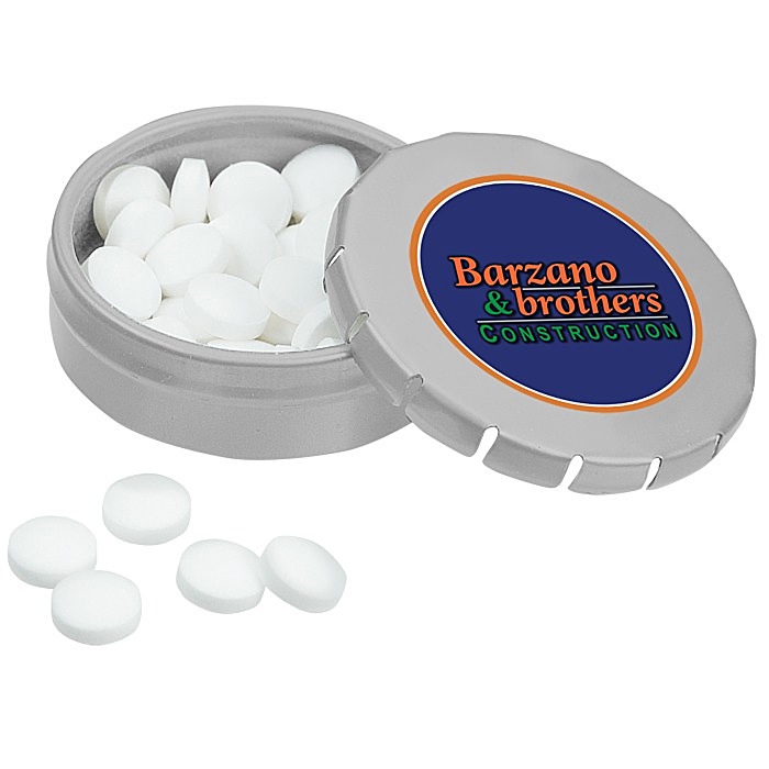 Custom Mini Snap-it Tin with Sugar-Free Mints