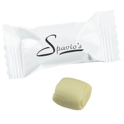 Custom Buttermint Candies - White Wrapper