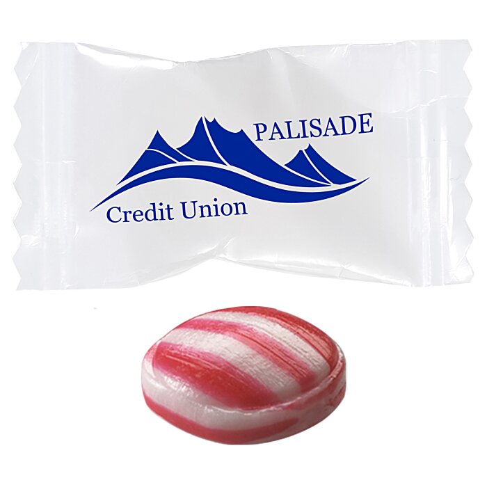 Custom FlavorBurst Candies - Hard Candies - White Wrapper