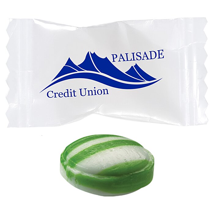 Custom FlavorBurst Candies - Hard Candies - White Wrapper
