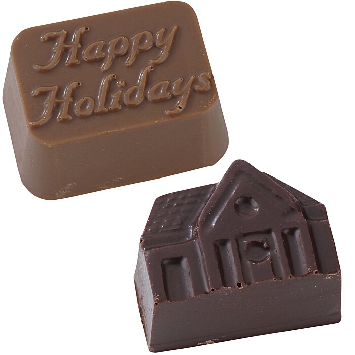 Custom Chocolate Bites - 32-Piece - Silver Box
