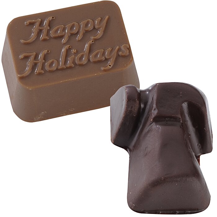 Custom Chocolate Bites - 32-Piece - Silver Box