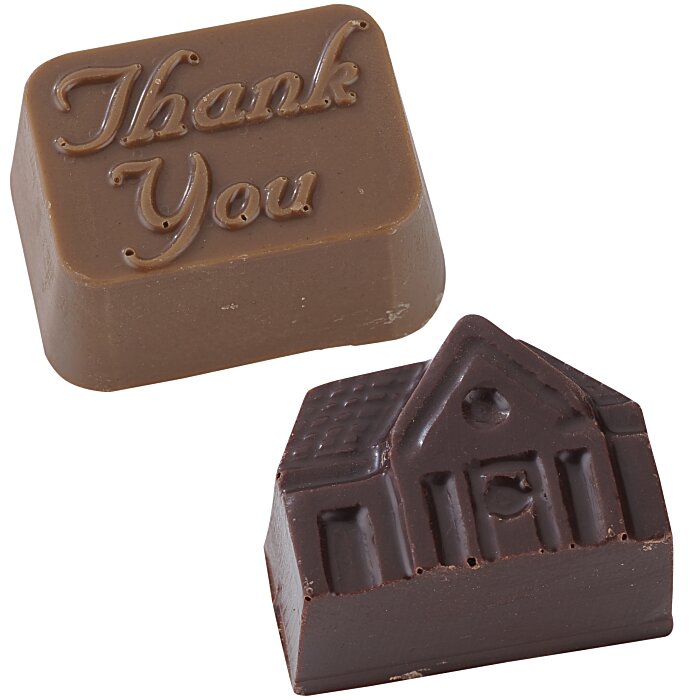 Custom Chocolate Bites - 32-Piece - Silver Box