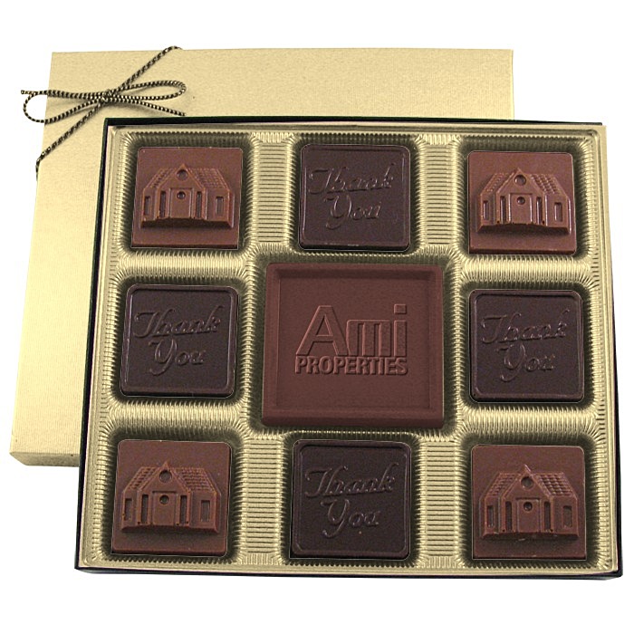 Custom Centrepiece Chocolates - 6 ounces - Thank You & House