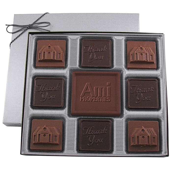 Custom Centrepiece Chocolates - 6 ounces - Thank You & House