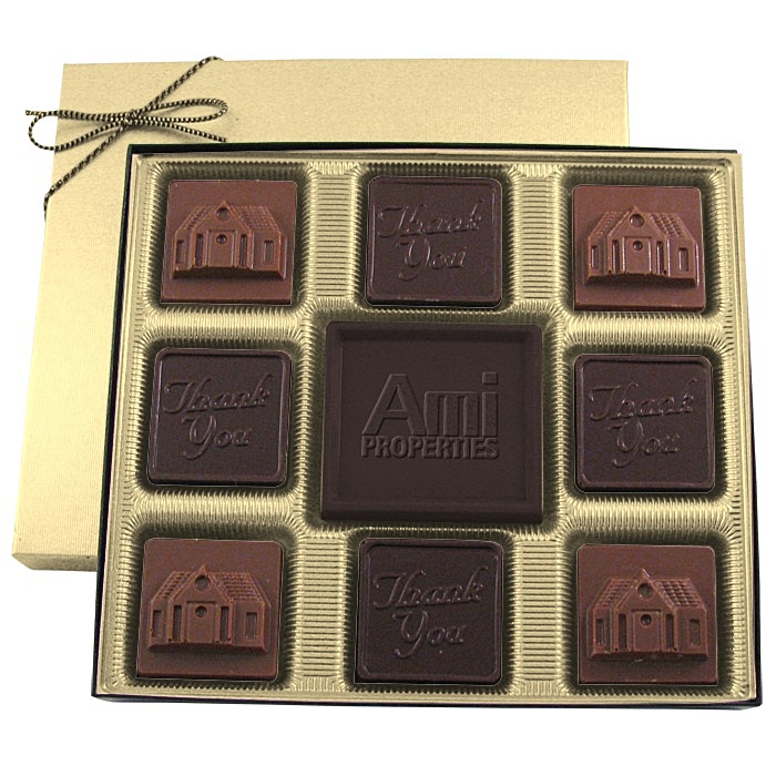 Custom Centrepiece Chocolates - 6 ounces - Thank You & House