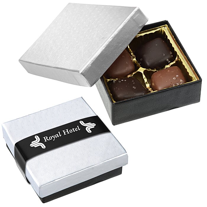 Custom Sea Salt Caramel Gift Box - 4-Pieces