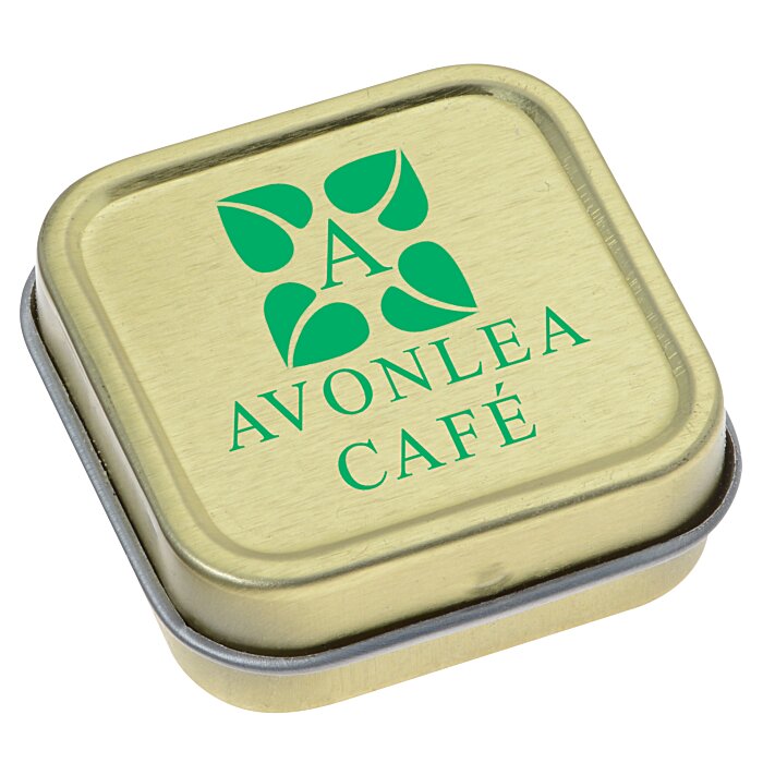 Custom Mini Square Mint Tin