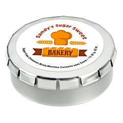 Custom Round Mint Tin with Full Colour Dome - 1-3/4