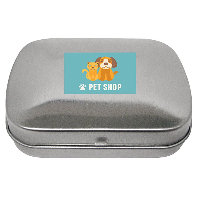 Custom Mint Tin with Shaped Mints - Bone