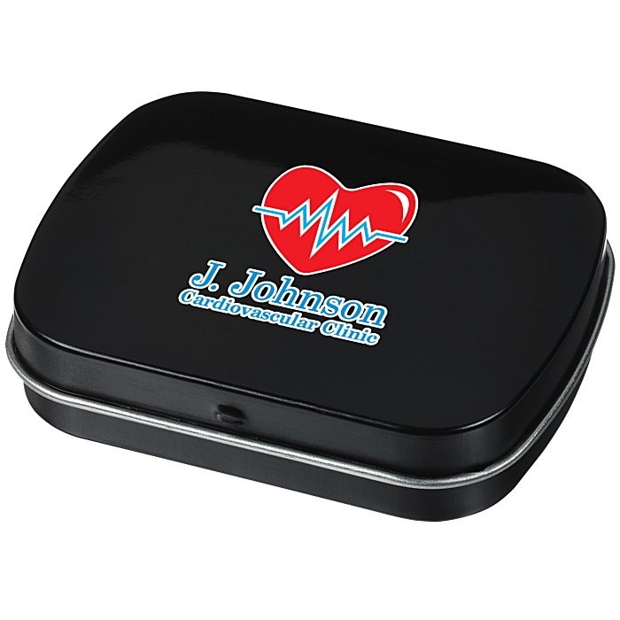 Custom Mint Tin with Shaped Mints - Heart