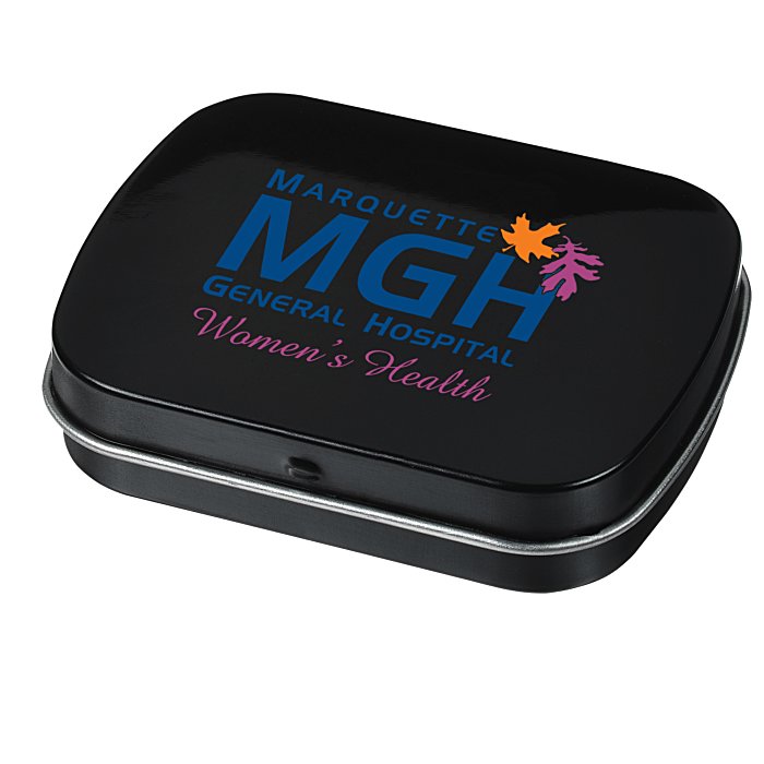 Custom Mint Tin with Shaped Mints - Ribbon