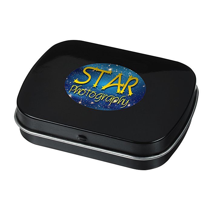 Custom Mint Tin with Shaped Mints - Star