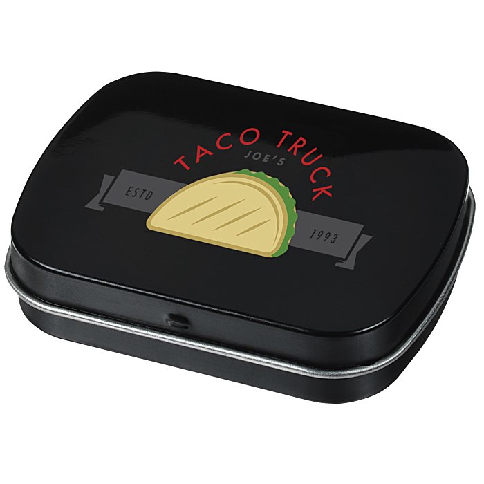 Custom Mint Tin with Shaped Mints - Truck