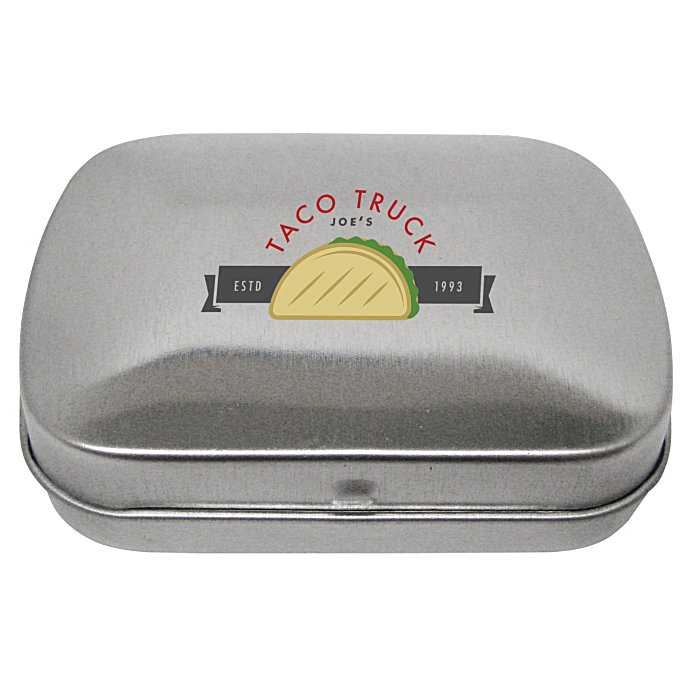 Custom Mint Tin with Shaped Mints - Truck