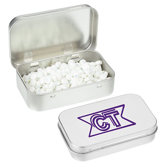 Custom Rectangular Tin with MicroMints