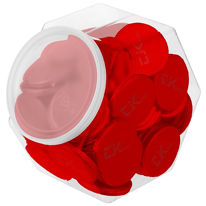 Custom Tub of Chocolate Coins - 85-Pieces