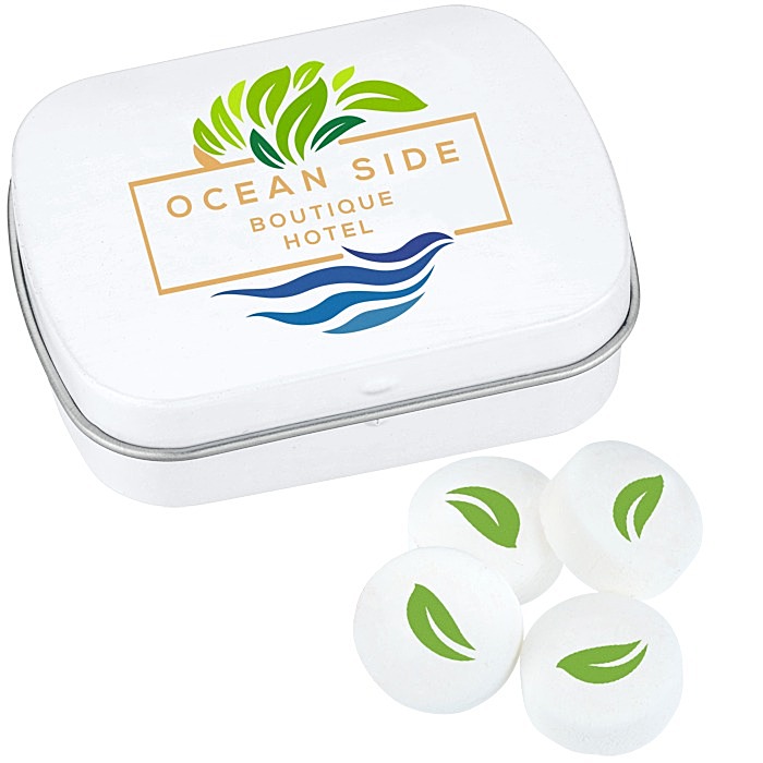 Custom Mint Tin with Imprinted Mints