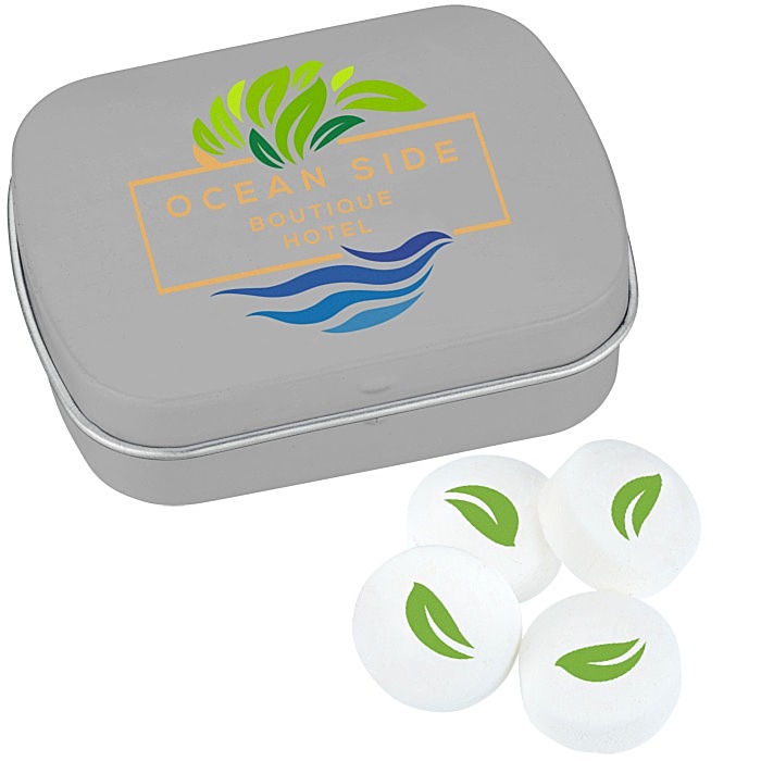 Custom Mint Tin with Imprinted Mints
