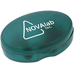 Custom Pill Box Oval Shape - Translucent