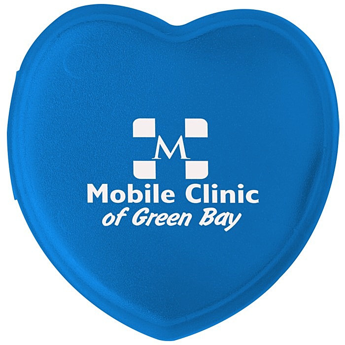 Custom Pill Box Heart Shape - Translucent