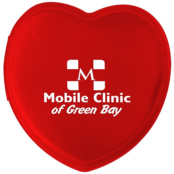 Custom Pill Box Heart Shape - Translucent
