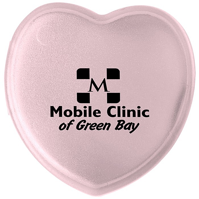 Custom Pill Box Heart Shape - Translucent