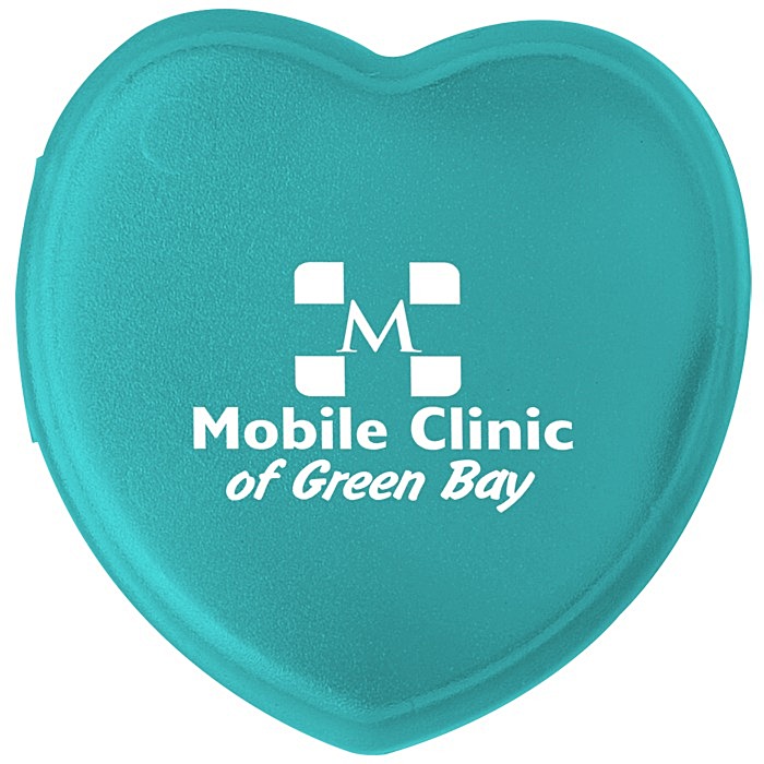 Custom Pill Box Heart Shape - Translucent
