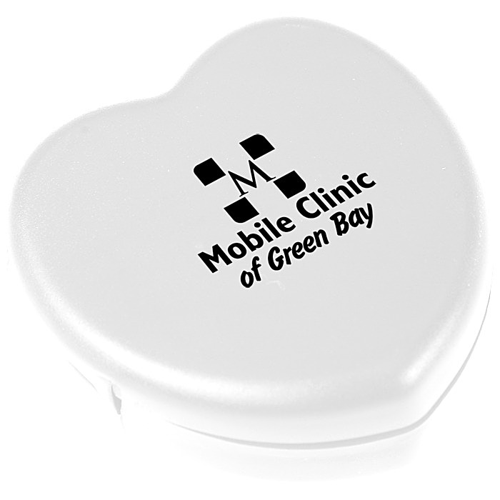 Custom Pill Box Heart Shape - Opaque