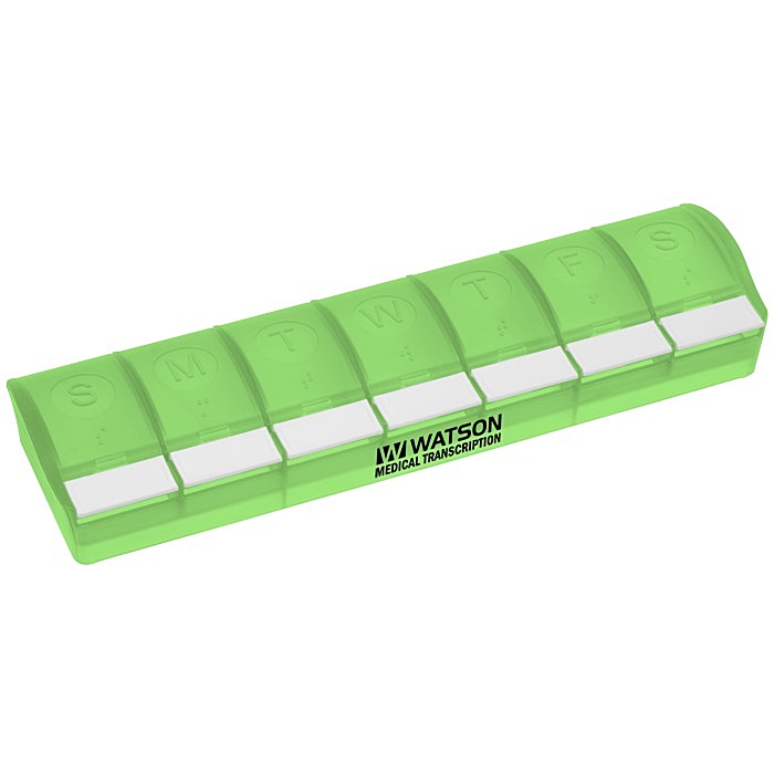 Custom All Week Snappy Pill Box - Colours