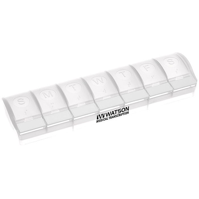Custom All Week Snappy Pill Box - Colours