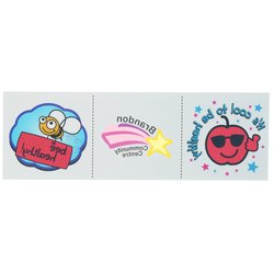 Custom Super Kid 3 Tattoo Strip - Healthy Habits