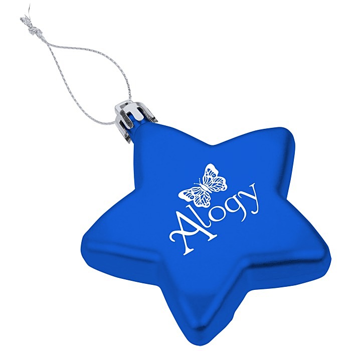Custom Flat Star Ornament