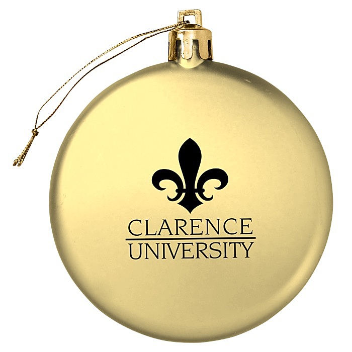 Custom Satin Flat Ornament