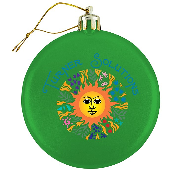 Custom Satin Flat Ornament - Full Colour