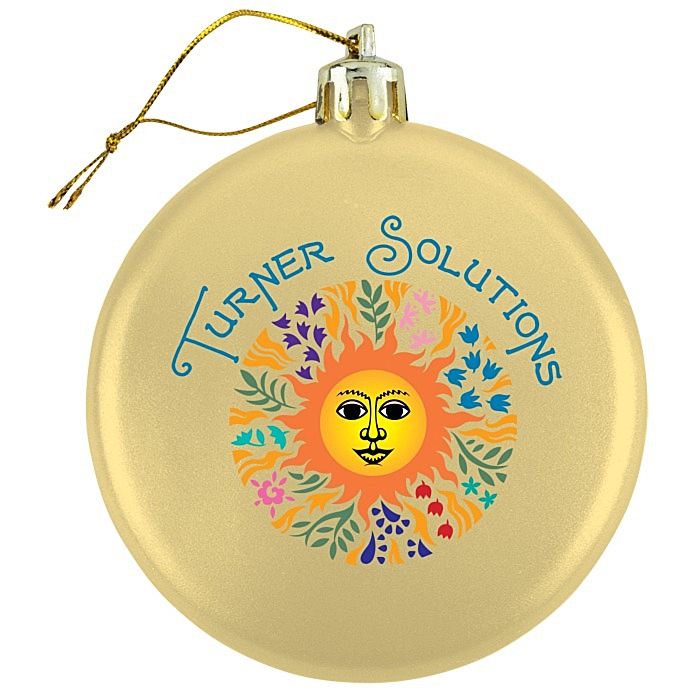 Custom Satin Flat Ornament - Full Colour
