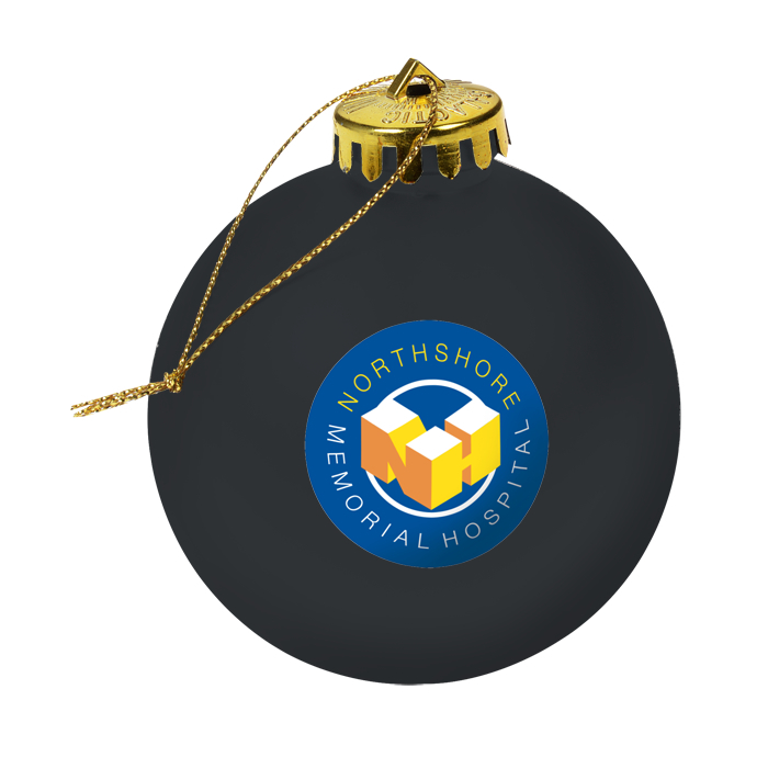 Custom Satin Round Ornament - Full Colour