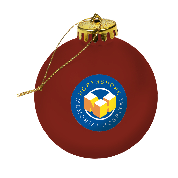 Custom Satin Round Ornament - Full Colour