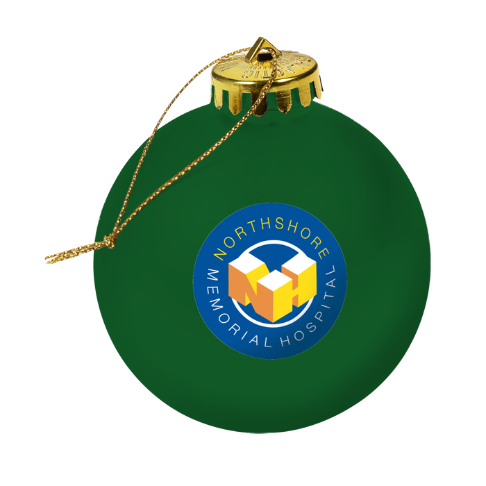 Custom Satin Round Ornament - Full Colour