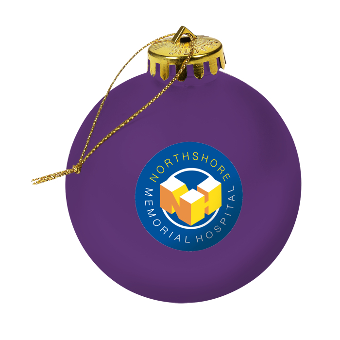 Custom Satin Round Ornament - Full Colour