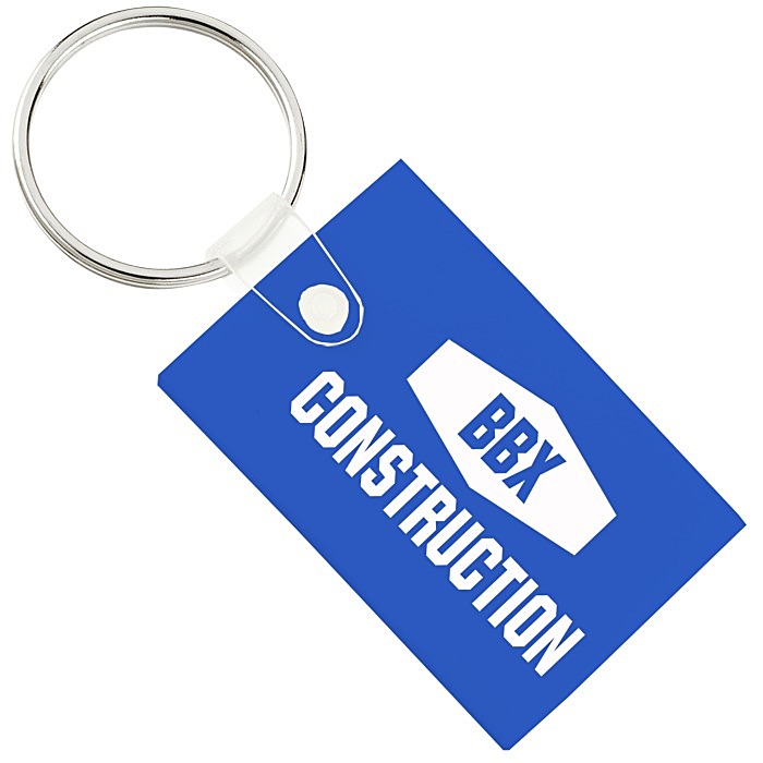 Custom Small Rectangle Soft Keychain - Opaque