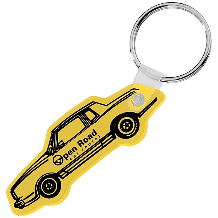 Custom Car Soft Keychain - Opaque