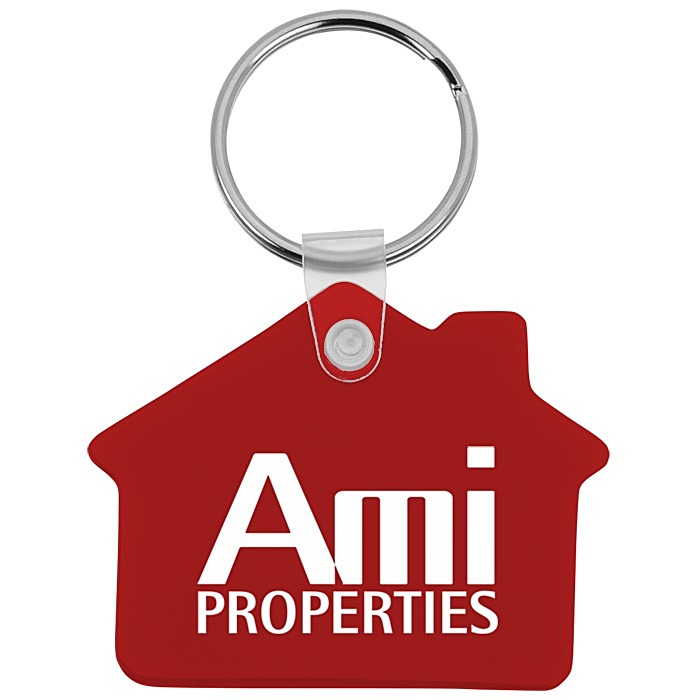 Custom House Soft Keychain - Opaque